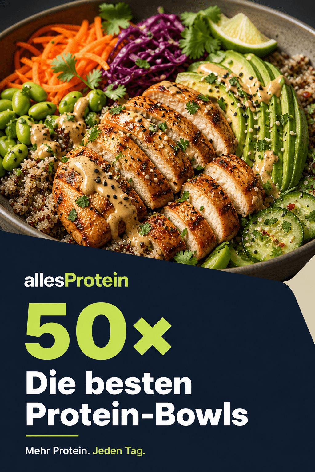 E-Book-Cover Die besten Protein-Bowls