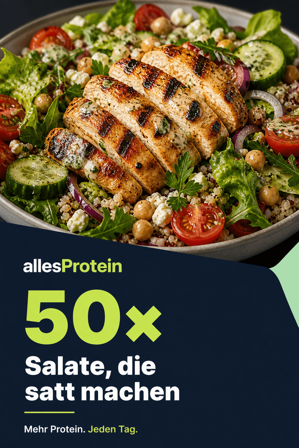 E-Book-Cover Salate, die satt machen