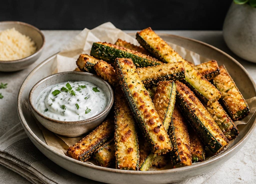 Parmesan Zucchini Fries