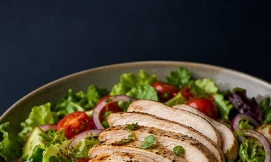 Mediterraner Puten-Salat